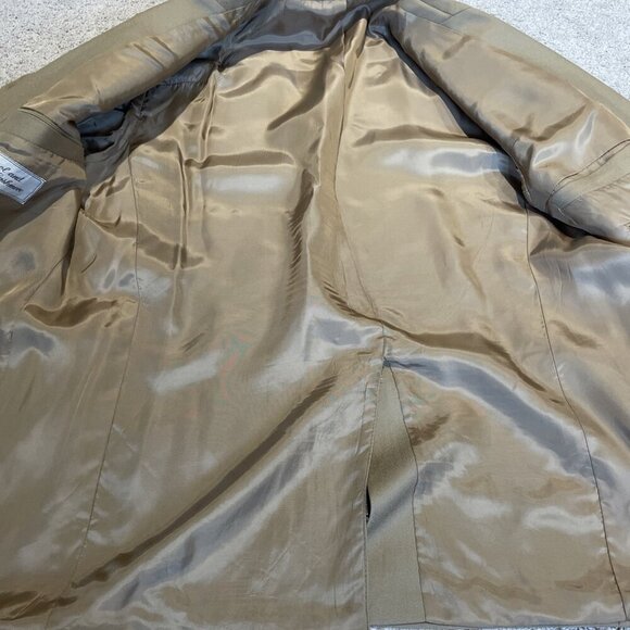 Odermark Cashmere Wool Blazer Sport Coat Size 44R Beige Single Breasted 2 Button - Picture 8 of 15